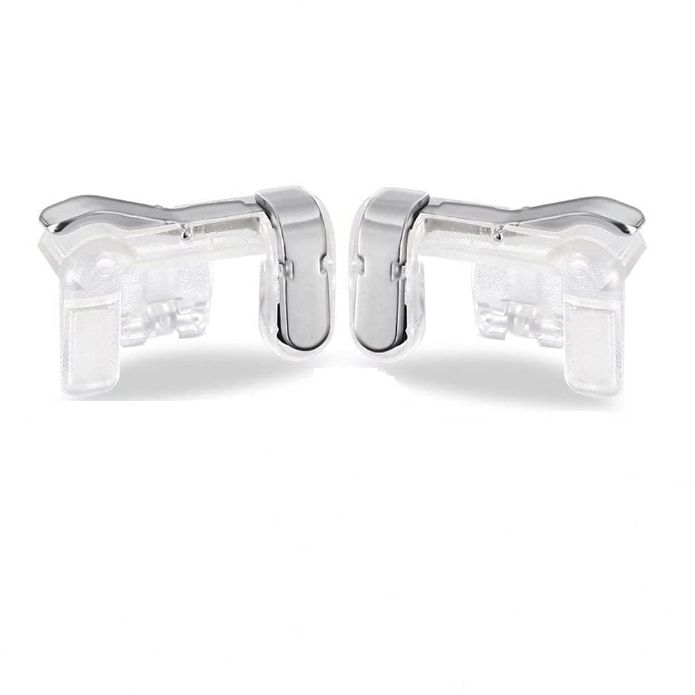 QAWACHH® PUBG Mobile Game Controller, Metal (Android & iOS Phones) (2 Pair 4 Piece)