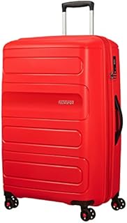 American Tourister Sunside Spinner 77 Expandable, 4.5 KG, 106/118L, Sunset Red