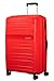 American Tourister Sunside Spinner 77 Expandible, 4.5 kg, 106/118 l, Rojo (Sunset Red)