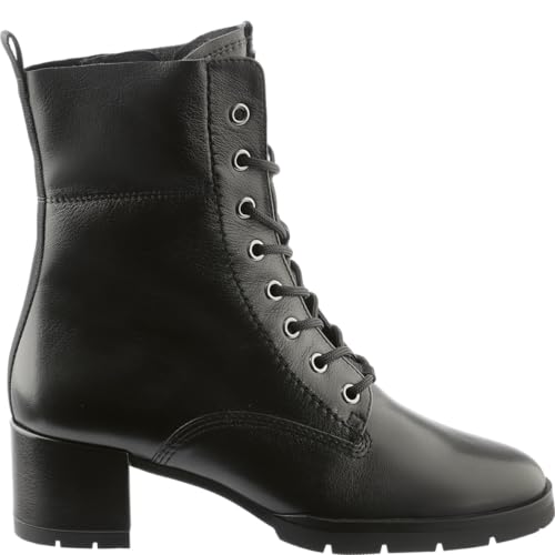 Bottines Livia Högl femme low boots en cuir noir à talon bloc