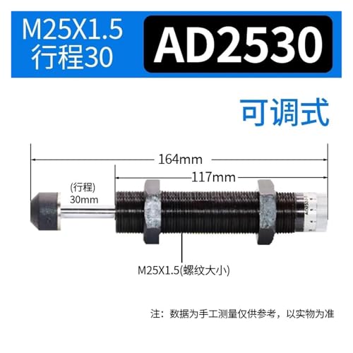 Amortisseur hydraulique réglable AC1005-2 pour stopper les chocs - 2