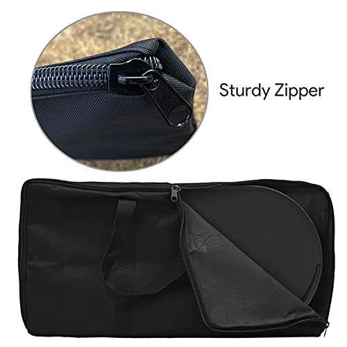Cast Iron Griddle & Carry Bag Replacement for Coleman Roadtrip Swaptop Grill,Premium Quality Outdoor Accessories for Camping Non-Stick Griddle,Coleman Roadtrip 285,Full Size - Thumbnail 6