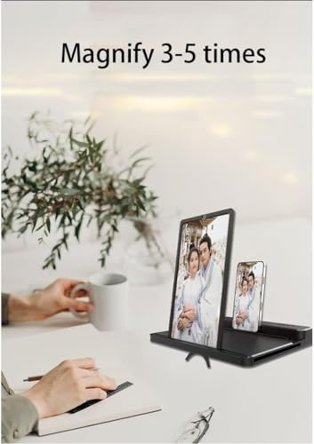 Lupa de pantalla de teléfono 3D de 20" ultra clara para vídeos 6