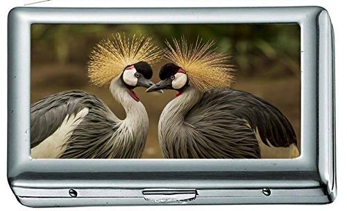 Preisvergleich Produktbild Natur Tier Hund Haustier 330 Zigarettenetui / -schachtel Visitenkartenetui Edelstahlgehäuse Silber Metall Brieftasche Schutz