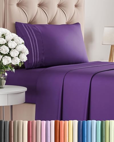 image for CGK Unlimited Twin XL Size 3 Piece Sheet Set - Comfy Breathable & Cool