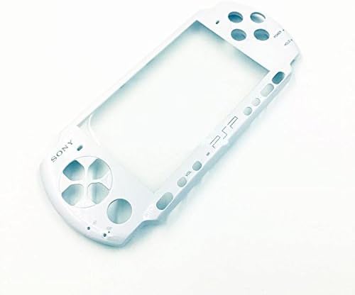 New Replacement Front Faceplate Shell Case Cover For Sony PSP 3000 3001 3002 3003 White.