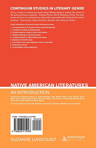 Native American Literatures: An Introduction (Literary Genres) #TOP1