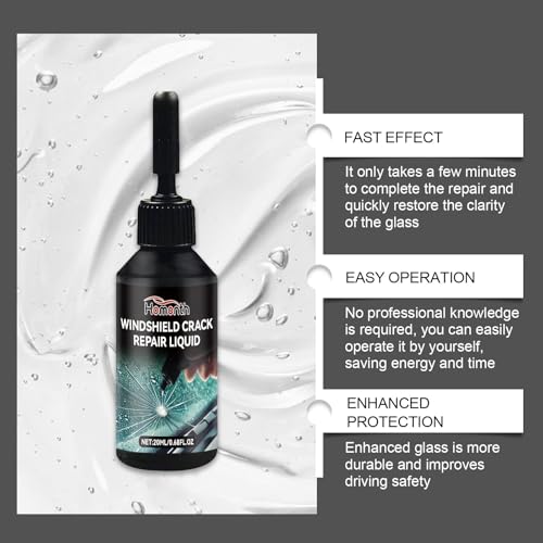 Kit de reparo de rachaduras de para-brisa de carro, cola de fluido de reparo de enchimento de para-b