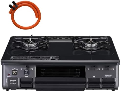 パロマ2口ガスコンロ 黒 IC-S37BM-L 未使用品】パロマ ガスコンロ