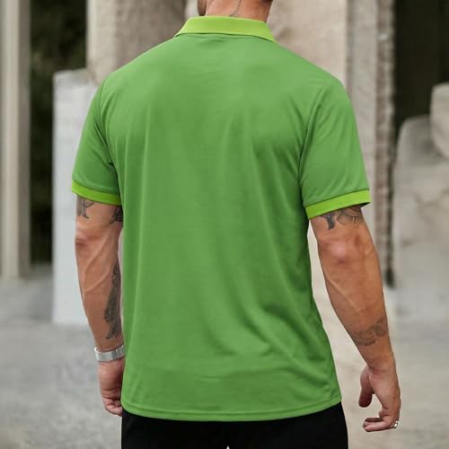 Image of Men's Polyster Stretchable Polo T-Shirts Half Sleeves Regular Fit T-Shirt for Everyday Wear