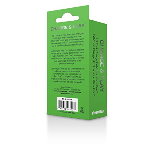 Dreamgear Dgxb1-6607 Cabo Usb Com 3 Metros Para Controles Xbox One, Dreamgear, Preto - Android