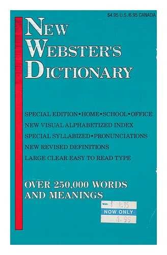 New Webster's Dictionary B000V9LDOW Book Cover
