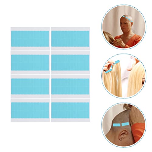 Beavorty 8 Folhas de Fita Adesiva de Fita Adesiva de Cabelo Dupla Face Fita Cortável para Extensão d