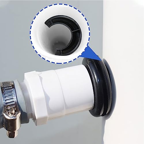 Rain Barrel Connection Kit, Rainwater Diverter Kit, Rainwater Collector, Outdoor Rainwater Pipe, Rainwater Filters Water Collection System Catch Rain Water (100 cm) - Thumbnail 6