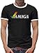 Produktbild TShirt-People Amiga Kontrast T-Shirt Herren XL Schwarz