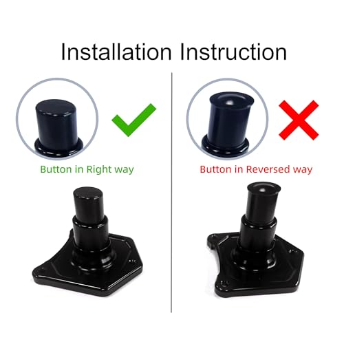 Motorcycle Push Button Solenoid Cover Starter Engine Starter para Harley 1991-2017 Softail Dyna Sposter Big Twin Modelo (Negro) miniatura 2