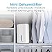 Pure Enrichment PureDry Mini Dehumidifier - 27oz Compact Water Tank Eliminates 300ml/day of Excess Moisture from Closets, Bathrooms, Boats, Kitchens, and Other Small Rooms and Living Spaces