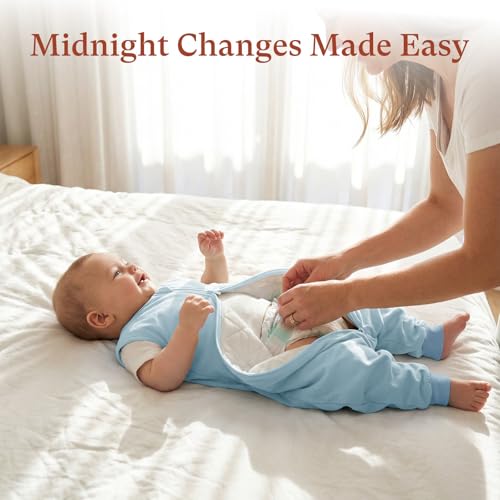 Image of 1.0 TOG Toddler Sleep Sack with Legs for Early Walkers, Wearable Blanket for Tall Walking Toddlers 18-36 Months