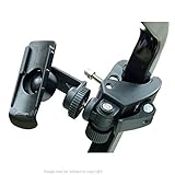 Einfache Befestigung mit Hebelklemmung - zum Sichern handfest anziehen - kein Werkzeug erforderlich. Universell passend für Rahmen / Stangen / Streben mit einem Durchmesser zwischen 20 mm - 40 mm.