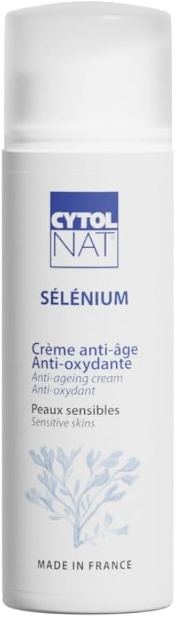 Selenium Anti-Ageing Anti-Oxidant Cream - Moisturises, Repairs, Reduces the Appearance of Wrinkles and Fine Lines - Sensitive Skin - Face, Neck, Décolleté - Natural Formula - 50 ml