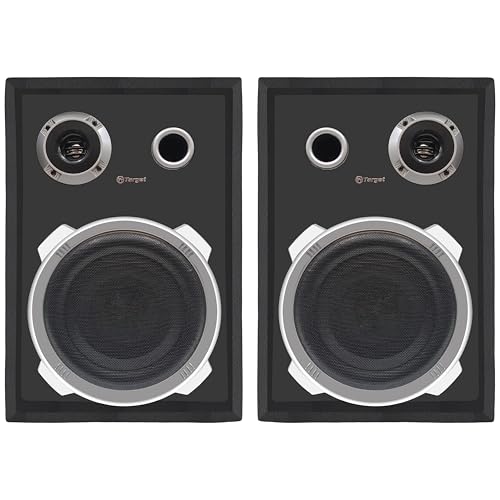 Target TT-306 HI-FI Sound Multimedia Speakers (2 NOS) 8 inch with