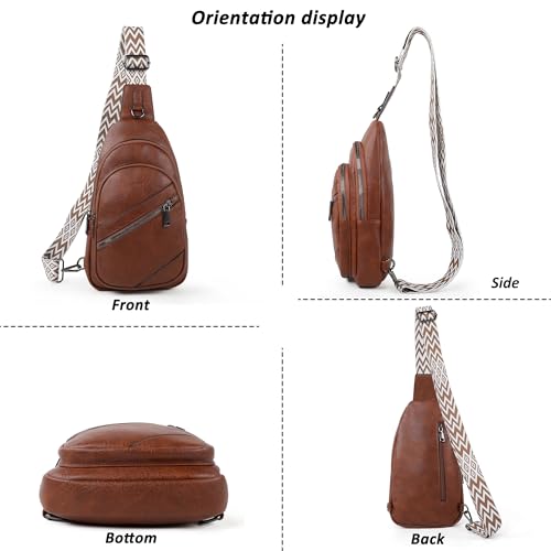 TANTOMI Leather Sling Bag - Use Code 3VWUYT39 for Discount