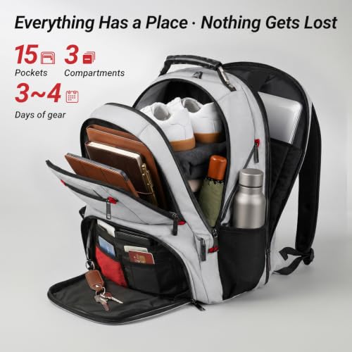 Image of YOREPEK Large Laptop Backpack for Men, Heavy Duty Travel Backpack