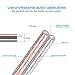 JORZOR 2 Pack Pin Type Plug to Pin Type Plug Speaker Cable，Audiophile 14 AWG OFC Speaker Wire (2M(6.6FT), 2 pin to 2 pin)