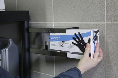 Kerbl 15339 Wandhalter für Einmalhandschuhe, aus Edelstahl