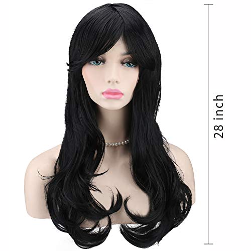 Akstore 28 inch Fashion Wigs Long Wavy Curly Hair Cosplay Wig - Image 3