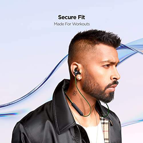 Image of Boat Rockerz 255 in-Ear Earphones with 8 Hours Battery, IPX5, Bluetooth V5.0 and Voice Assistant(Neon)