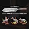 8 Chef's Knife with Sheath and 7-inch Santoku Knife with Sheath