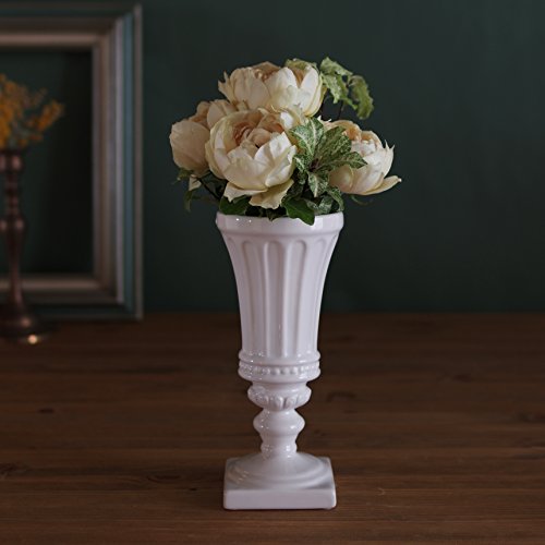 Goblet style ヨーロピアントラディショナル 格調高いクラシックデザイン・陶器 花器 花瓶