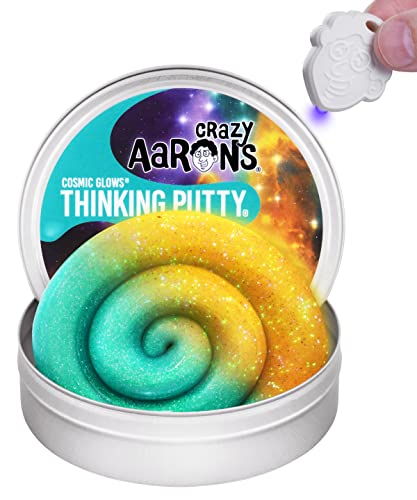 Crazy Aaron's Thinking Putty® - Infinite Nebula - Glows in The Dark Sensory Putty for Kids and Grown ups in a 4