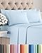 King Size Sheet Set - 6 Piece Set - Hotel Luxury Bed Sheets - Extra Soft - Deep Pockets - Easy Fit - Breathable & Cooling Sheets - Comfy - Light Blue Bed Sheets - Baby Blue - Kings Sheets - 6 PC