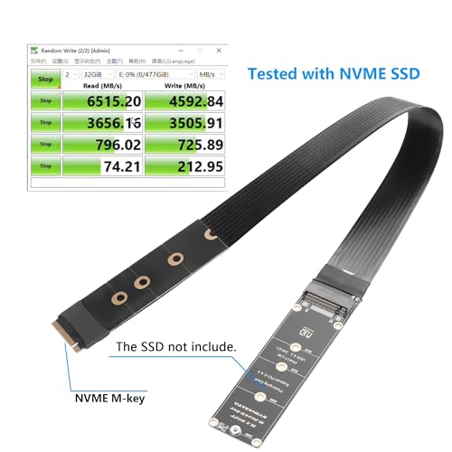 Cable Extensor GINTOOYUN NGFF M.2 M-Key NVME 40 cm miniatura 5