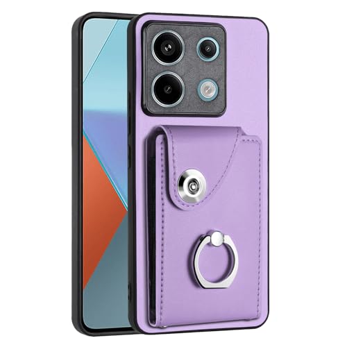 Coque Redmi Note 14 Pro+ Plus portefeuille en cuir pour femme active et élégante au quotidien