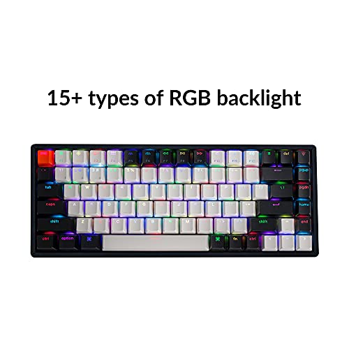 Keychron K2 75% Layout 84 Keys Hot-Swappable Bluetooth Wireless/Usb Wired Mechanical Keyboard With Gateron G Pro Red Switch/Double-Shot Keycaps/Rgb Backlight/Aluminum Frame For Mac Windows Version 2 #TOP6