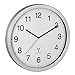 Produktbild TFA Dostmann XL Funk-Wanduhr, 60.3545.02, analoge Funkuhr, gut ablesbar, ideal für Büro/Eingangsbereich, Silber-weiß, (L) 400 x (B) 50 x (H) 400 mm