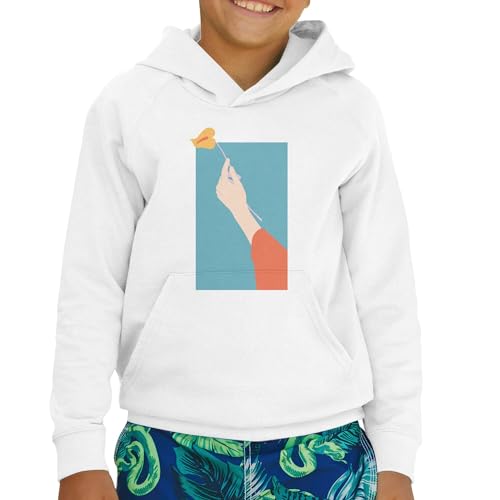 Sweat enfant illustration florale le cadeau de naissance ou d'anniversaire idéal