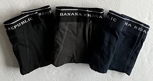 Banana Republic 3-Pack Performance Mens Boxer Briefs MEDIUM Boxer Brief Underwear3