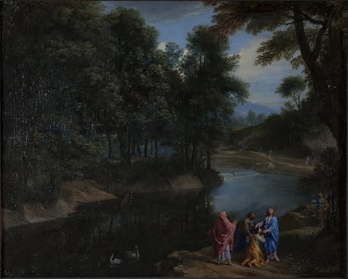 Lienzo de pintura famosa religiosa para decoración elegante de salón y dormitorio, 60x90cm