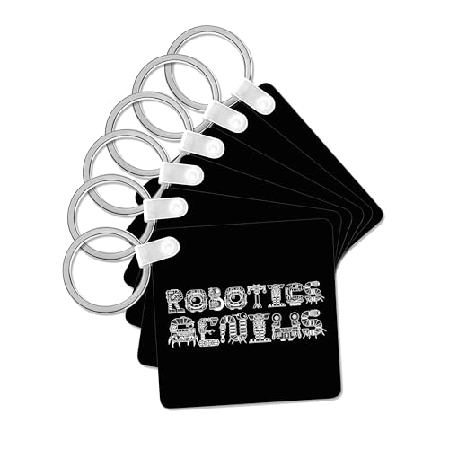 3dRose, Robotics Genius funny decorative text on black. Awesome gift