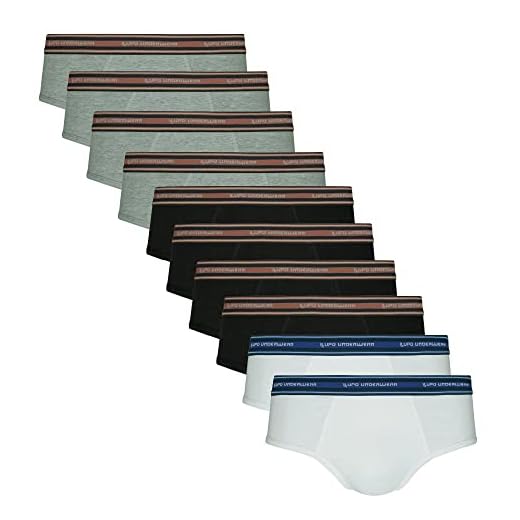 Kit 10 Cuecas Slip Lupo