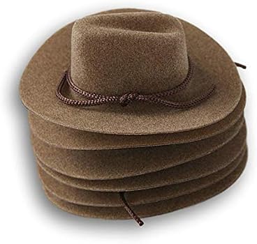 Miniature Felt Cowboy Hats for Crafts 