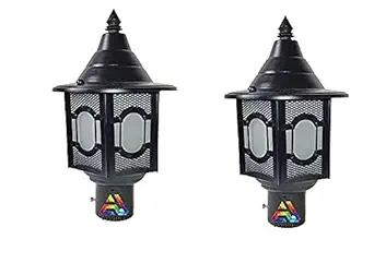 Black Metal Gate Light Lamp/Pillar Lamp/Outdoor Lamp for Home Park Restaurant Hotel Club Brand