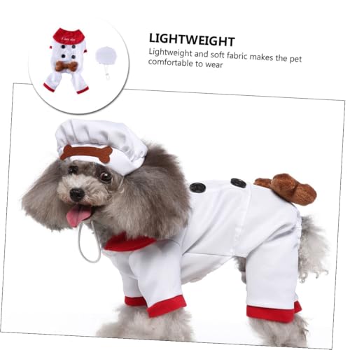 Disfraz de Halloween para perro talla S Beaupretty blanco miniatura 6