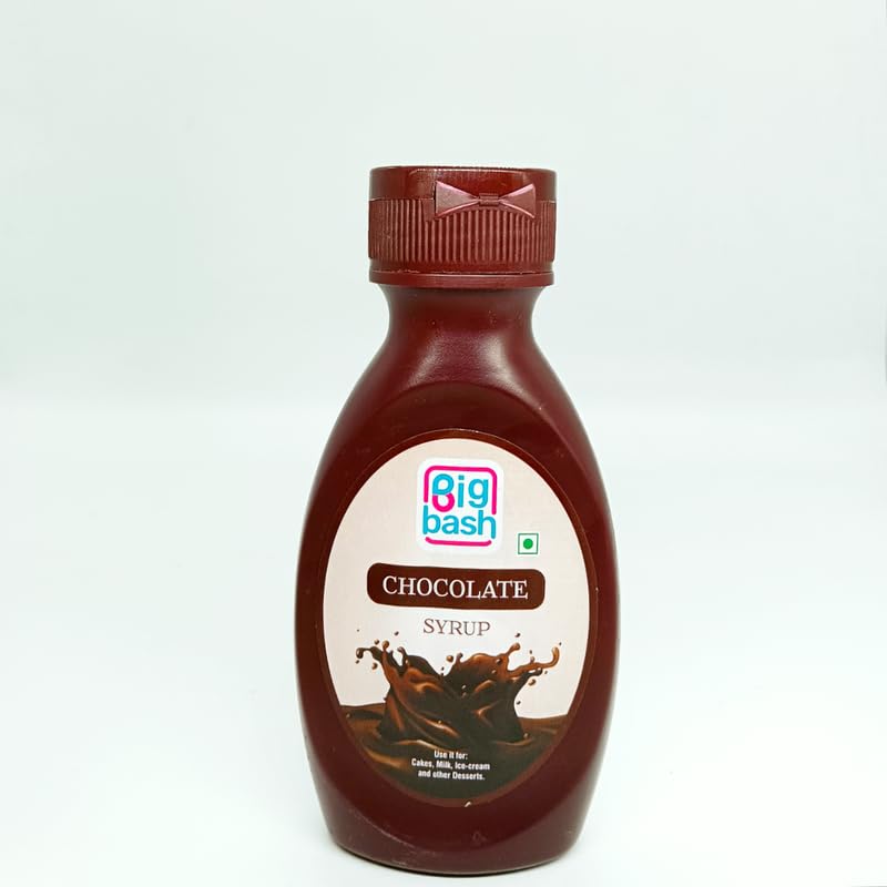 Big bash Chocolate Flavoured Syrup| Delicious Chocolate Flavor For Topping, Dessert Sauce For Various Dessert | 650ml