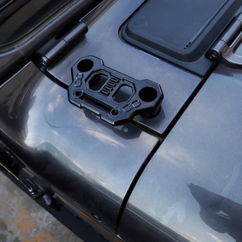 Image of JL A-Pillar Light Bar Mount Brackets CNC Offroad Auxiliary LED Pod Fog Lamp Mounting Stand Ditch Hood Cowl Holder, 2PCS Black Aluminum Alloy Mounts for Wrangler JL JLU 4xe Gladiator JT Accessories
