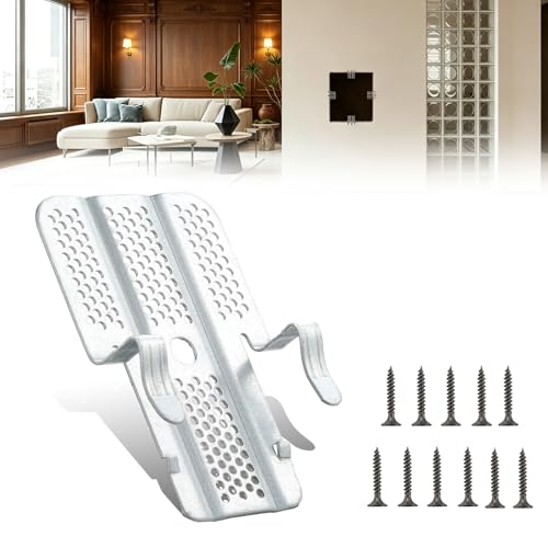 Drywall Repair Clips 12 Pack Drywall Fastener Clip Kit Stainless Steel Wall Hole Repair Patch Fits 1/2 inch Panels for DIY Damaged Walls Repairing Home Improvement by SANJIAN